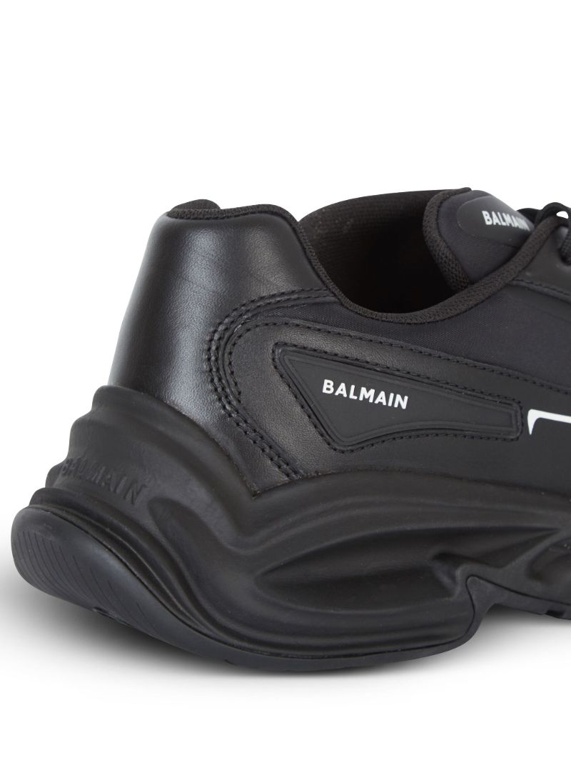Black B-dr4g0n Leather Sneakers