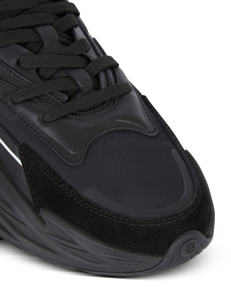 Black B-dr4g0n Leather Sneakers