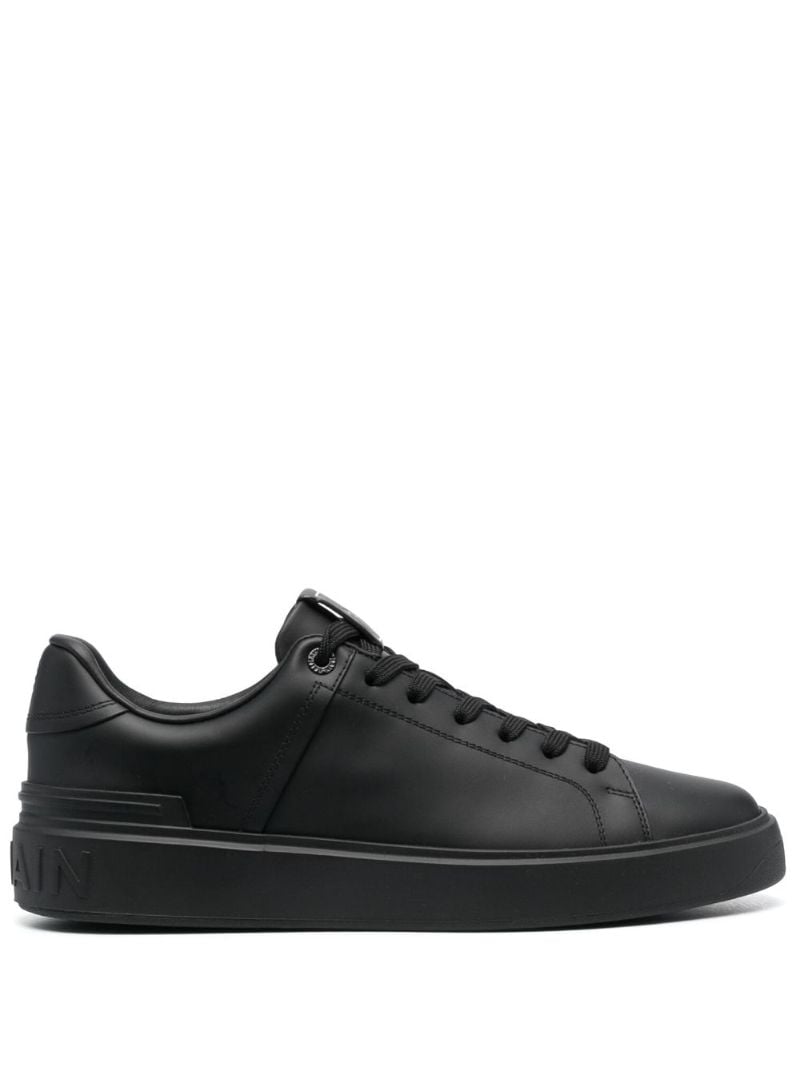 Black B-court Leather Sneakers