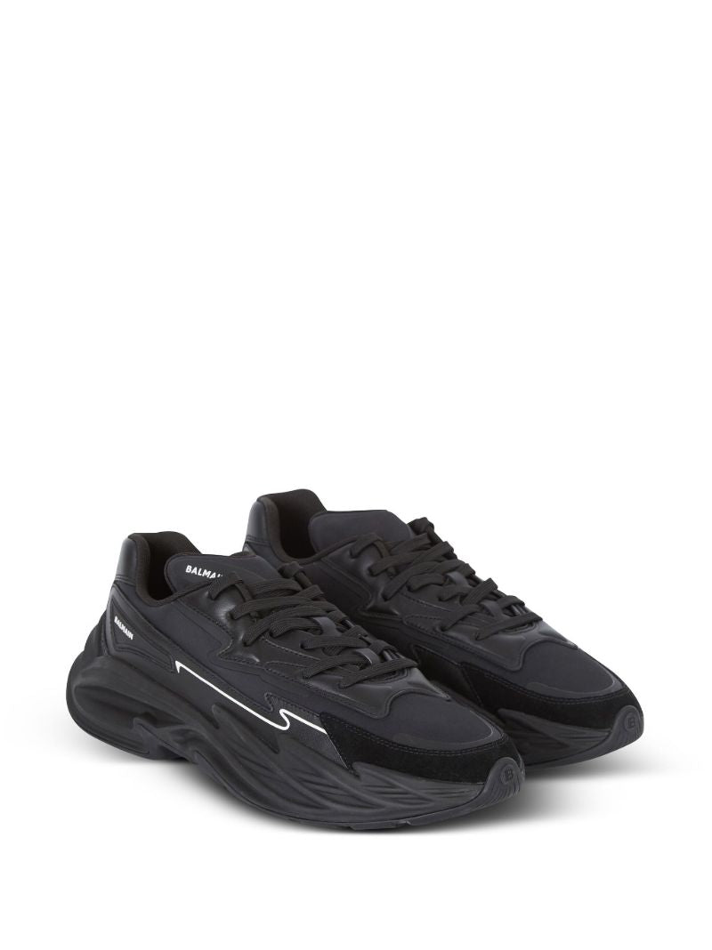 Black B-dr4g0n Panelled Sneakers