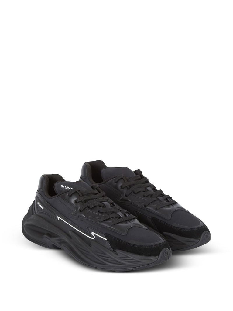 Black B-dr4g0n Panelled Sneakers