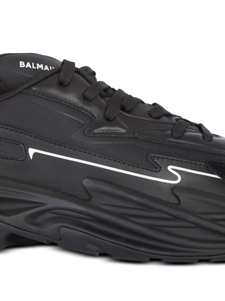 Black B-dr4g0n Panelled Sneakers