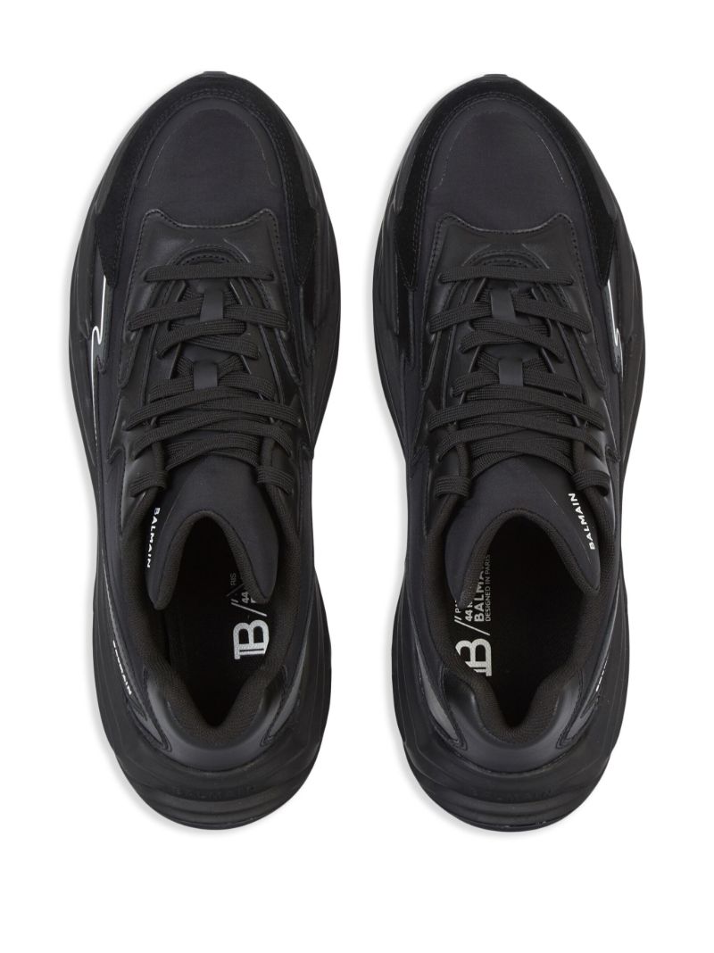 Black B-dr4g0n Panelled Sneakers
