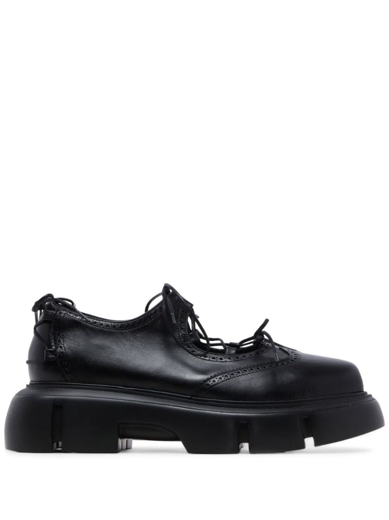 Cut-out Derby Shoes