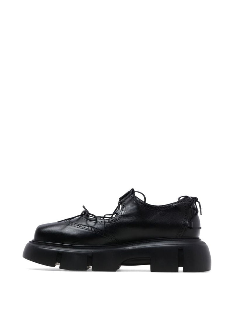 Cut-out Derby Shoes