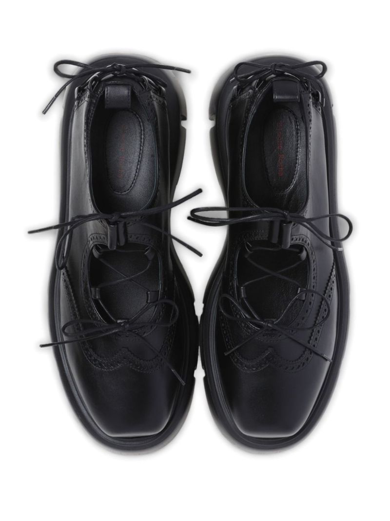 Cut-out Derby Shoes