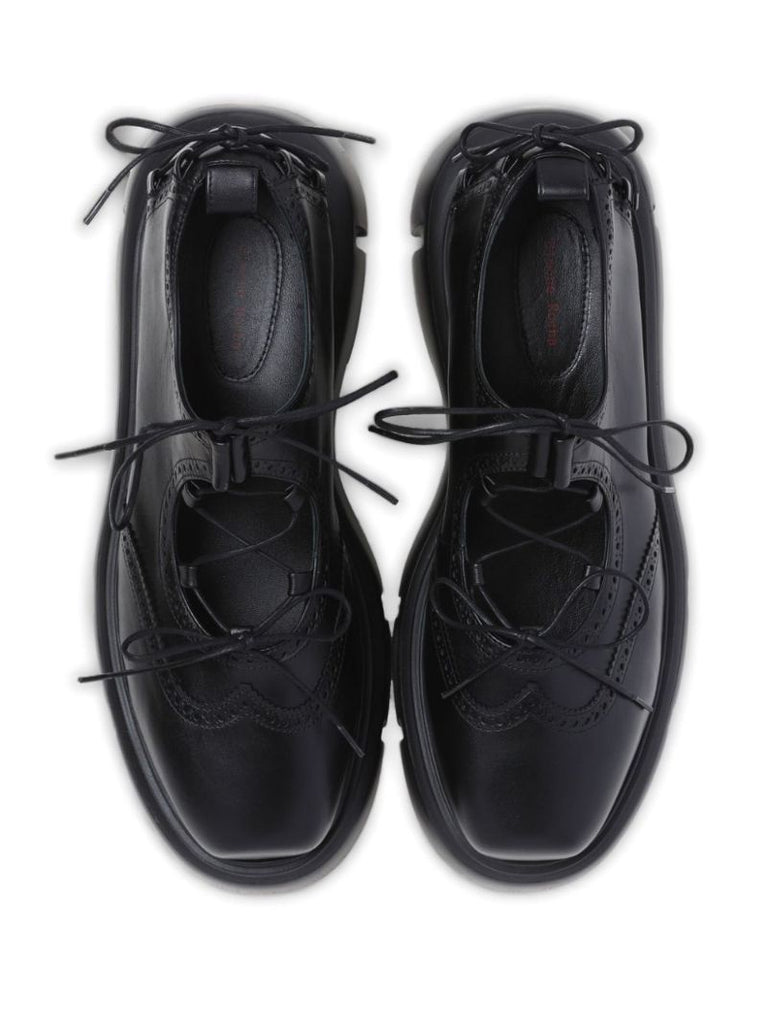 Cut-out Derby Shoes