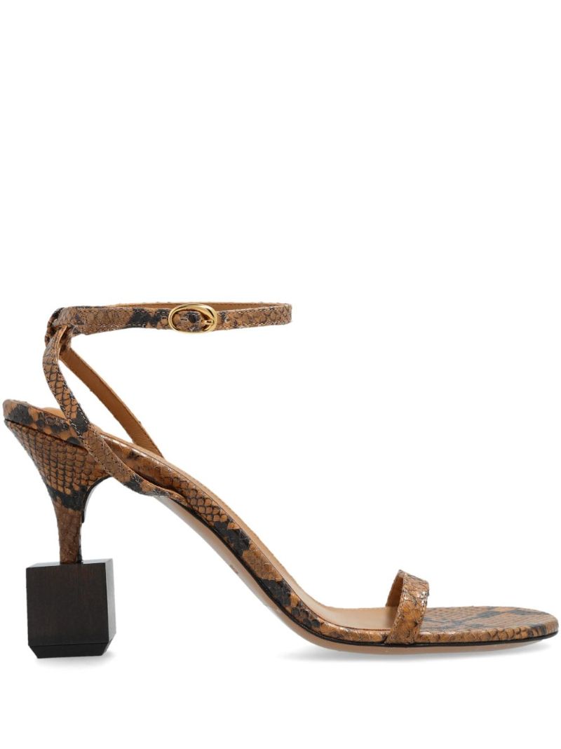 Brown 90mm Les Bisou Sandals