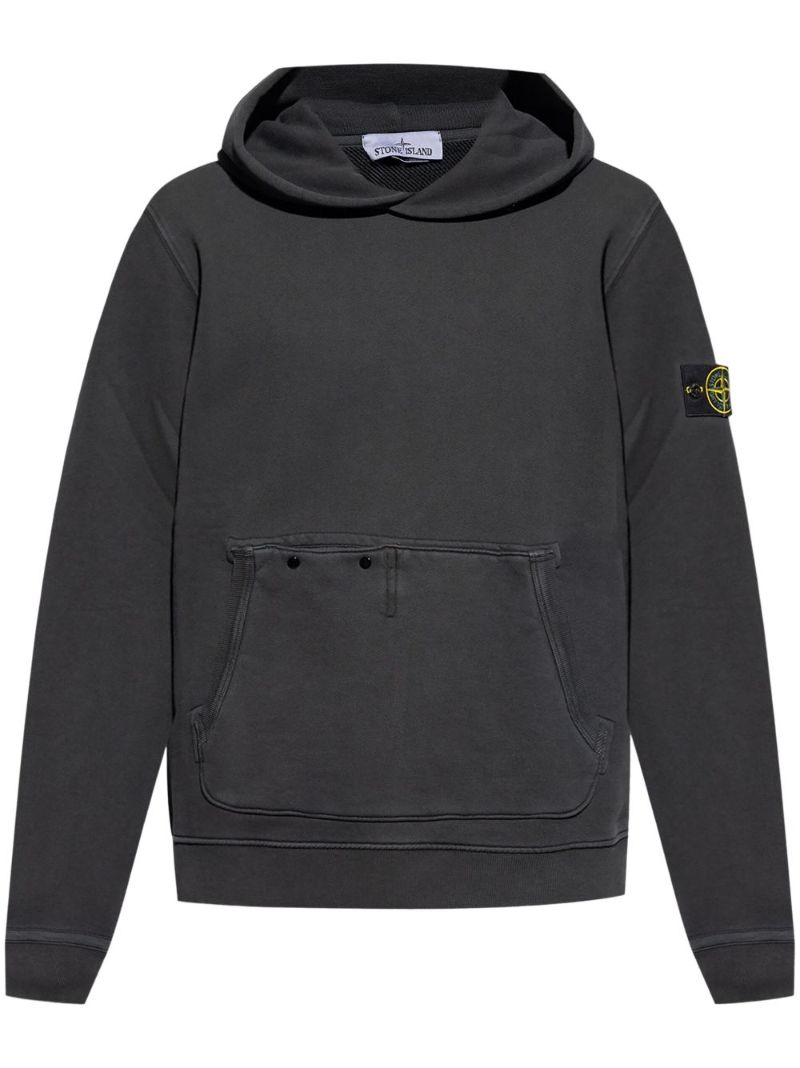 Black Compass-patch Hoodie
