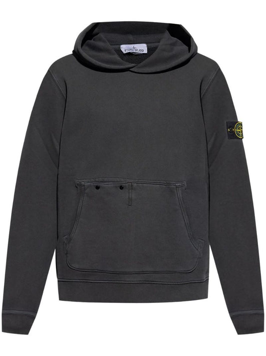 Black Compass-patch Hoodie