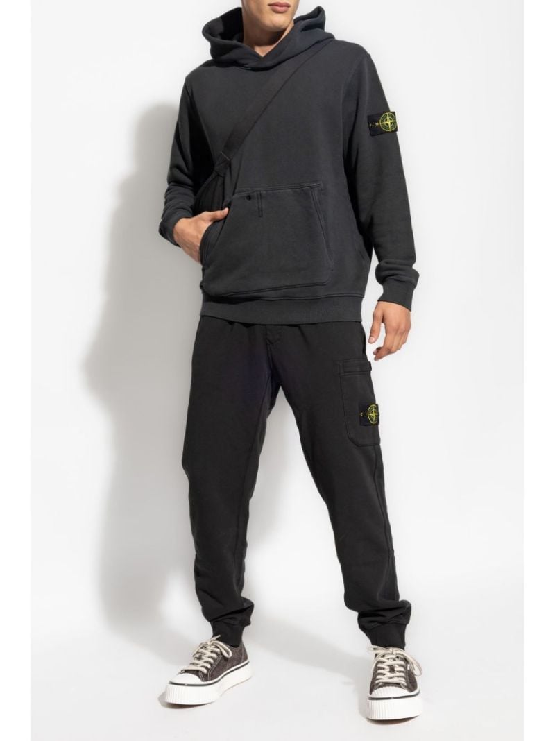 Black Compass-patch Hoodie