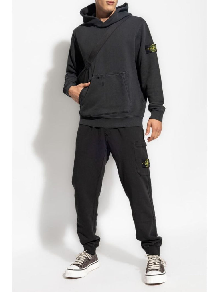 Black Compass-patch Hoodie