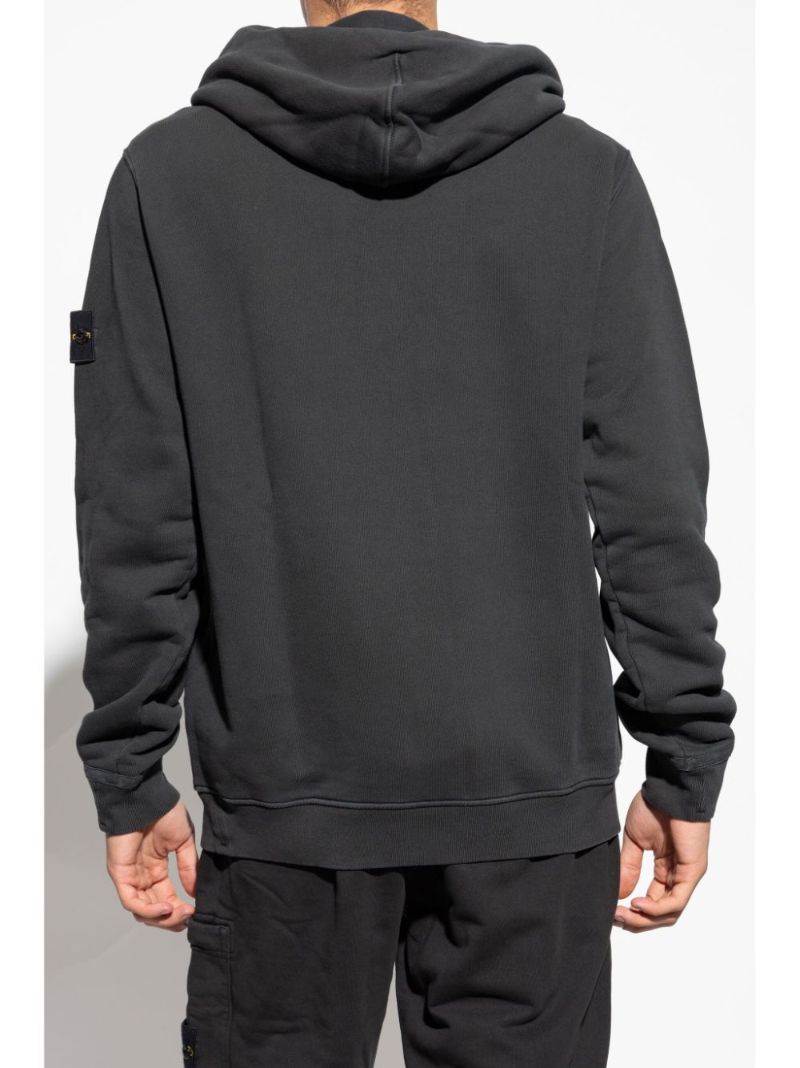Black Compass-patch Hoodie