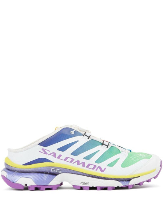 White Xt-4 Low-top Mules
