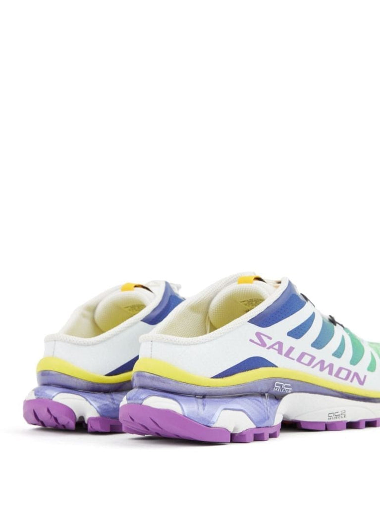 White Xt-4 Low-top Mules