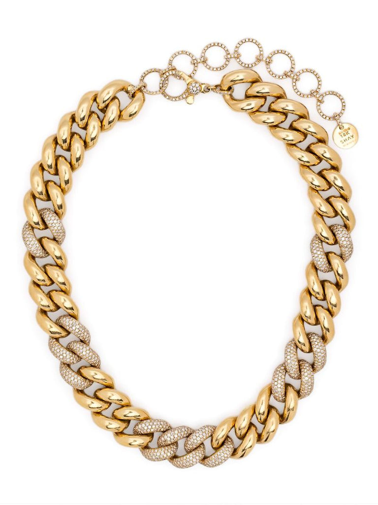 18kt Yellow Gold Curb Chain Necklace