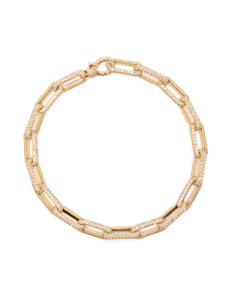 18k Yellow Gold Diamond Bracelet