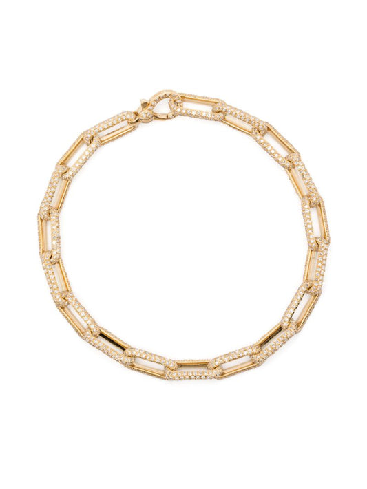 18k Yellow Gold Diamond Bracelet