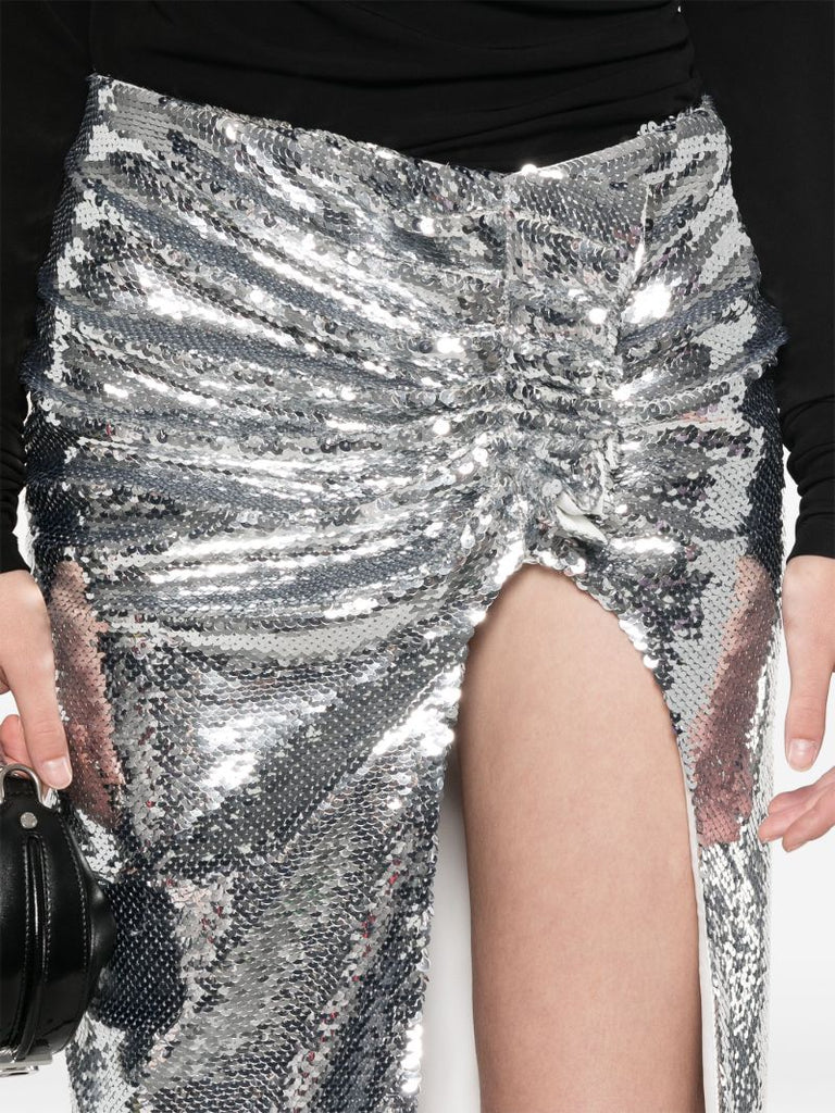Sequinned Maxi Skirt