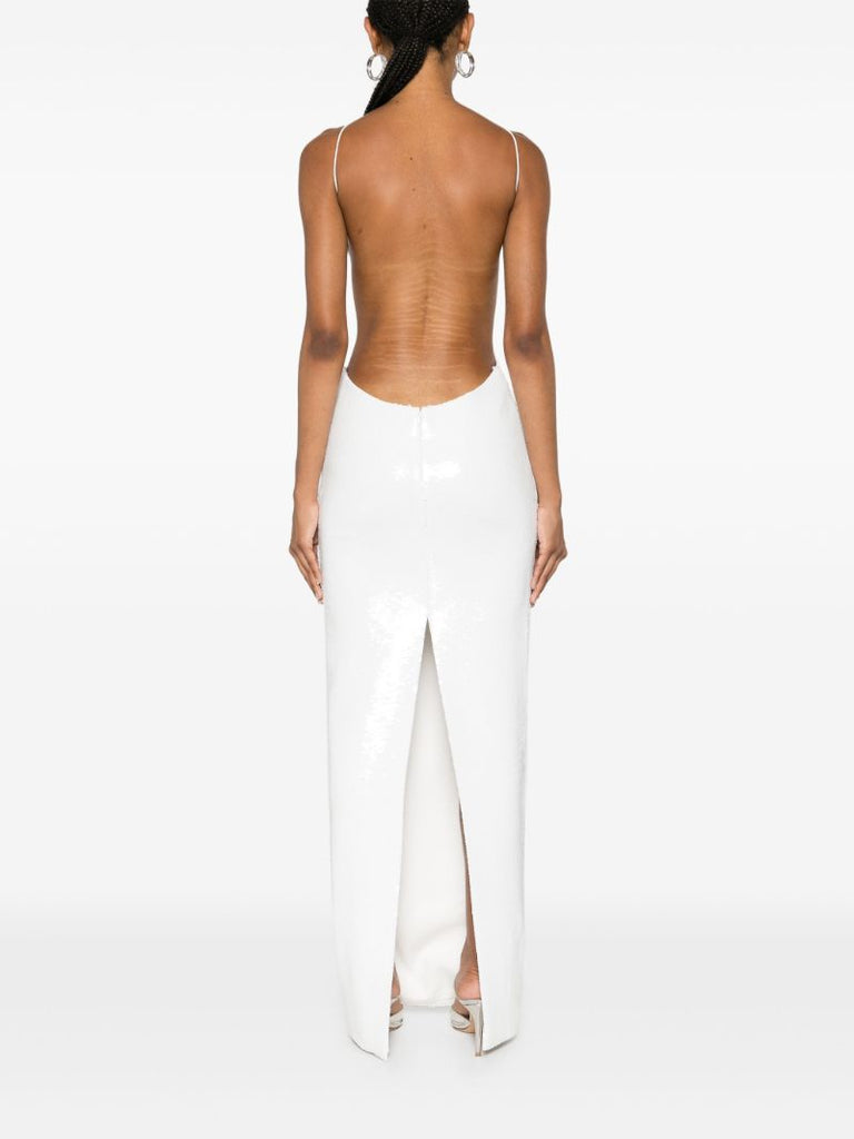 White Sequinned Gown