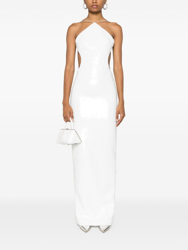 White Sequinned Gown