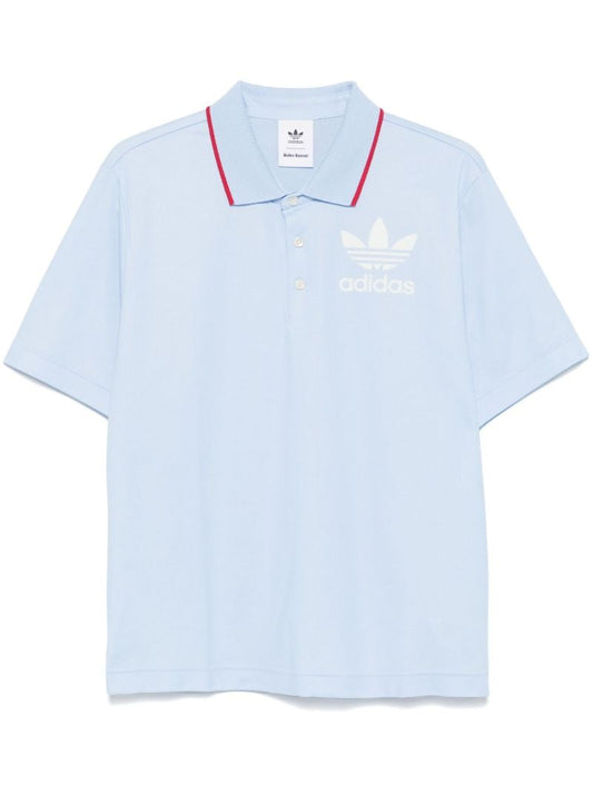 X Wales Bonner Printed Polo Shirt