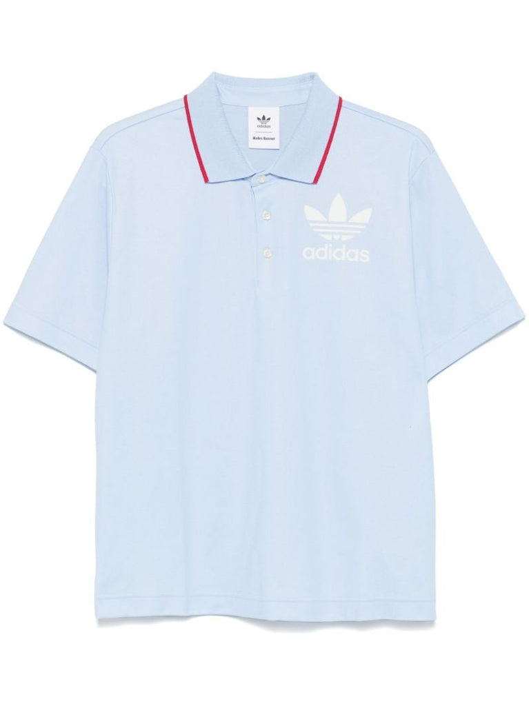 X Wales Bonner Printed Polo Shirt