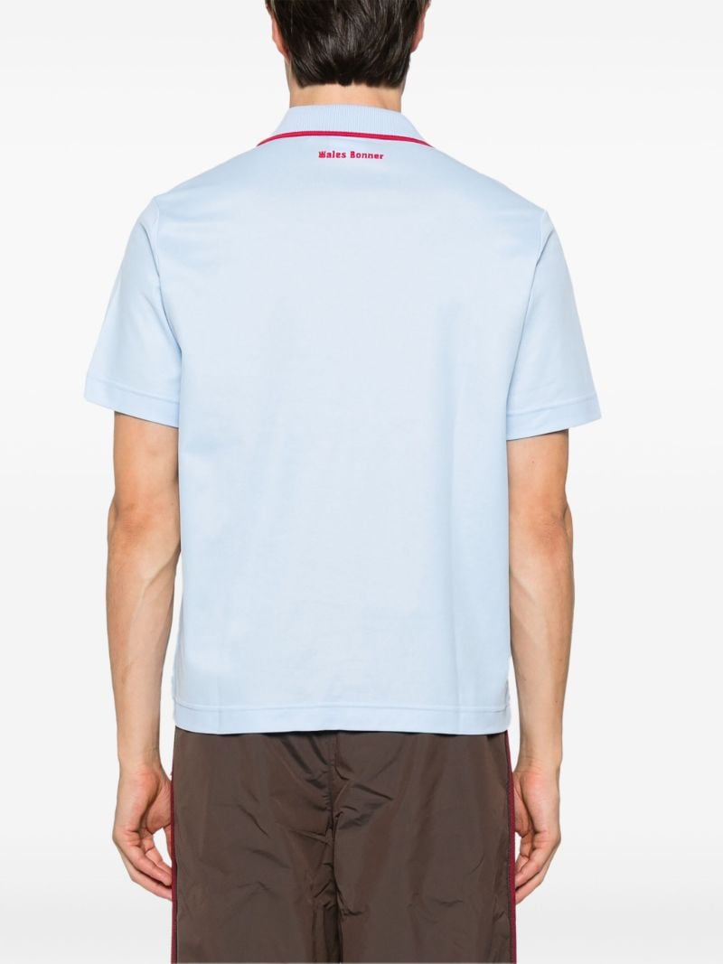 X Wales Bonner Printed Polo Shirt