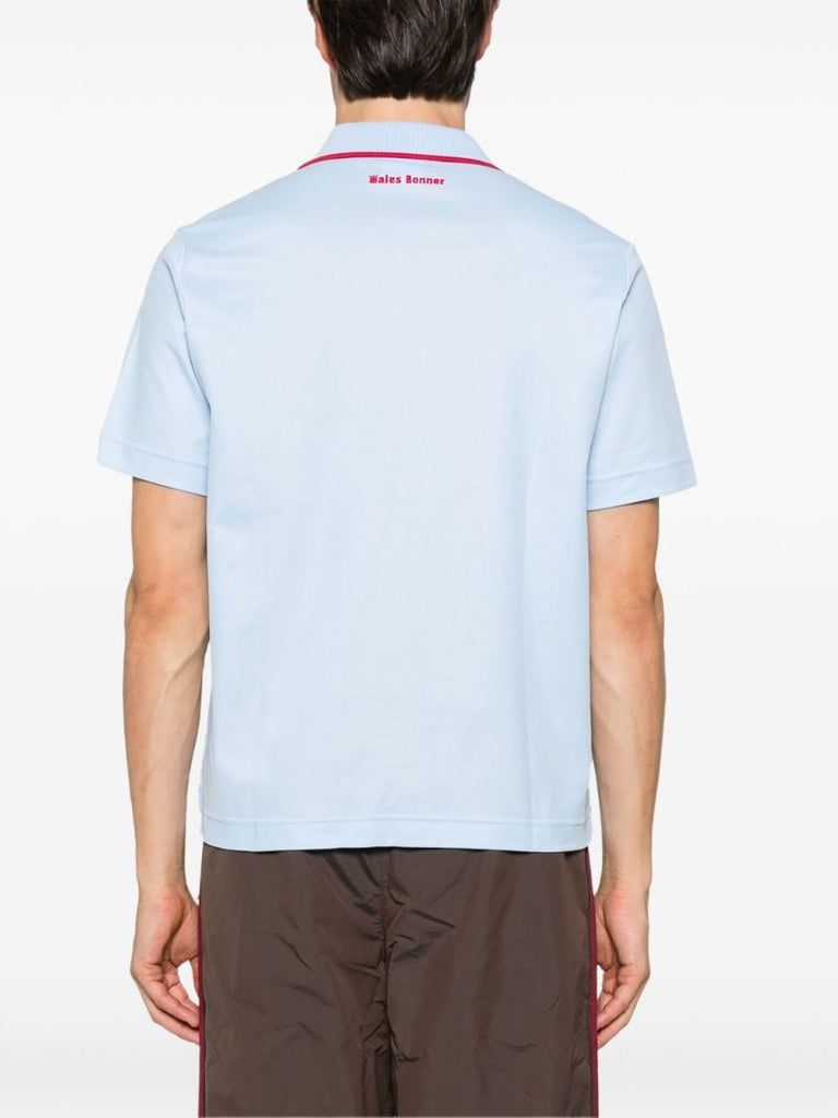 X Wales Bonner Printed Polo Shirt