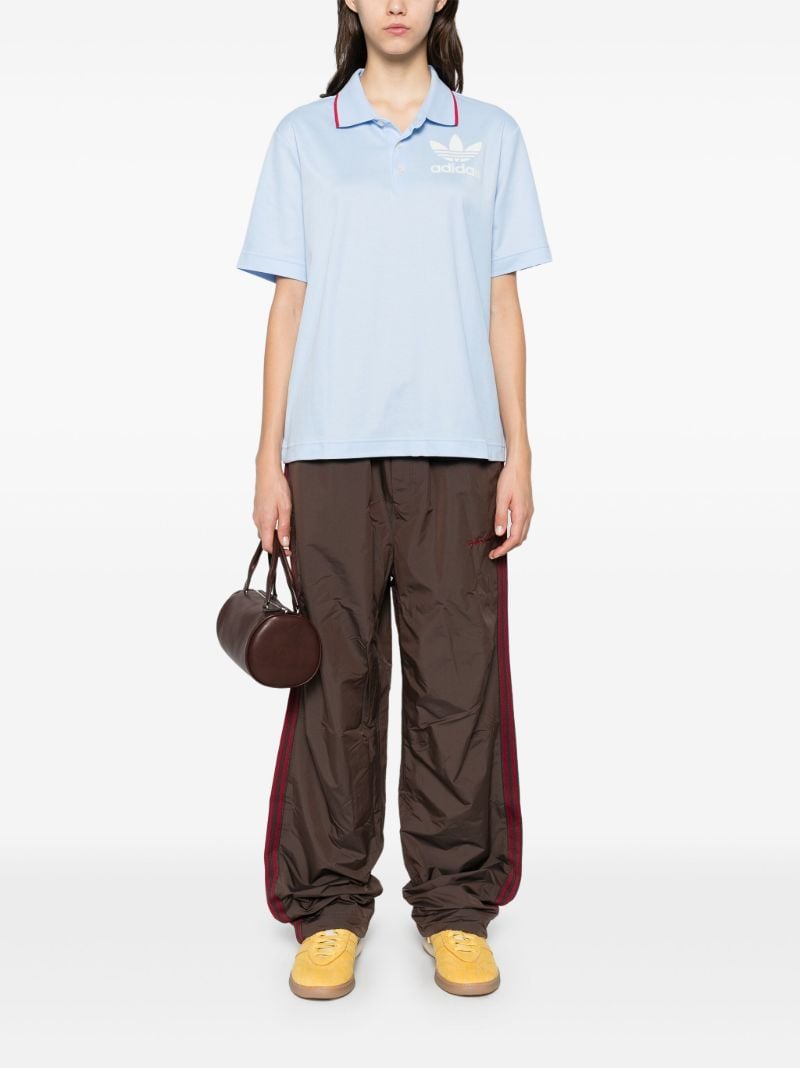 X Wales Bonner Printed Polo Shirt