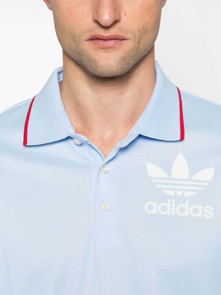 X Wales Bonner Printed Polo Shirt