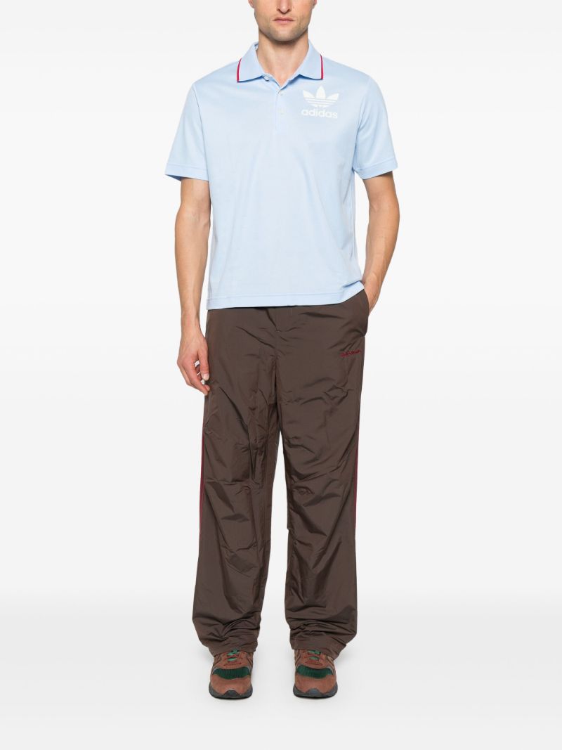 X Wales Bonner Printed Polo Shirt