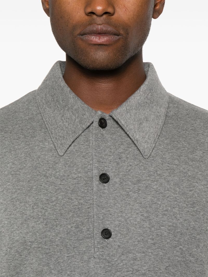Grey MÃ_x0083_Â©lange Polo Shirt