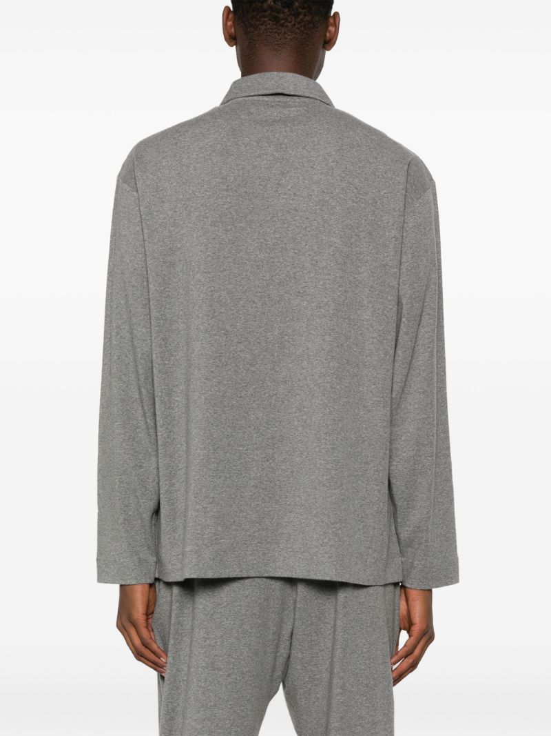 Grey MÃ_x0083_Â©lange Polo Shirt