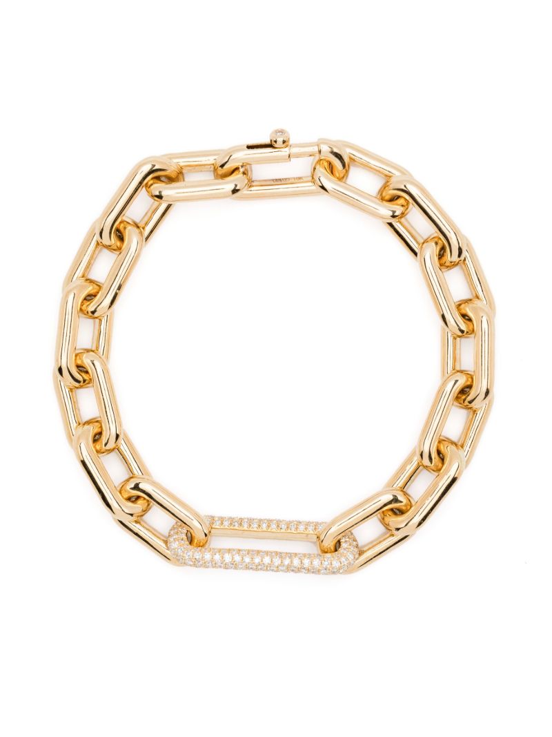 18k Yellow Gold Diamond Bracelet
