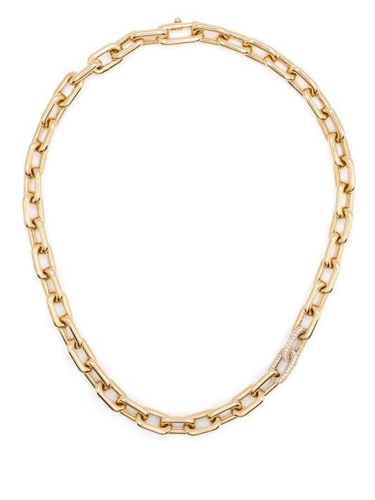 18k Yellow Gold Diamond Necklace