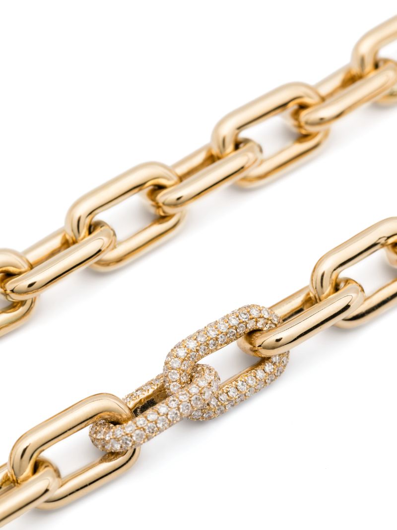 18k Yellow Gold Diamond Necklace