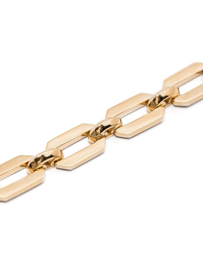18k Yellow Gold Geo Link Bracelet