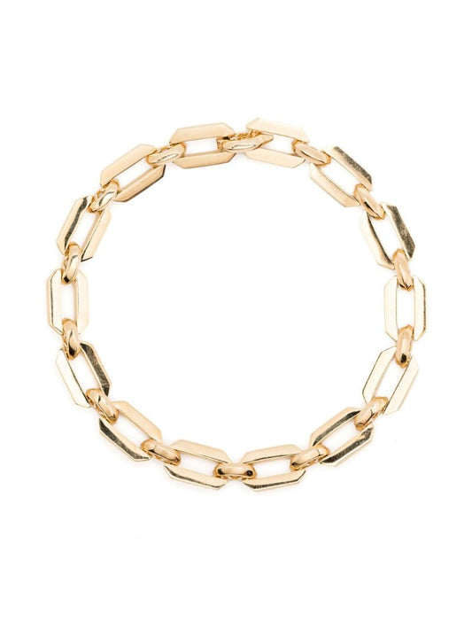 18k Yellow Gold Geo Link Bracelet
