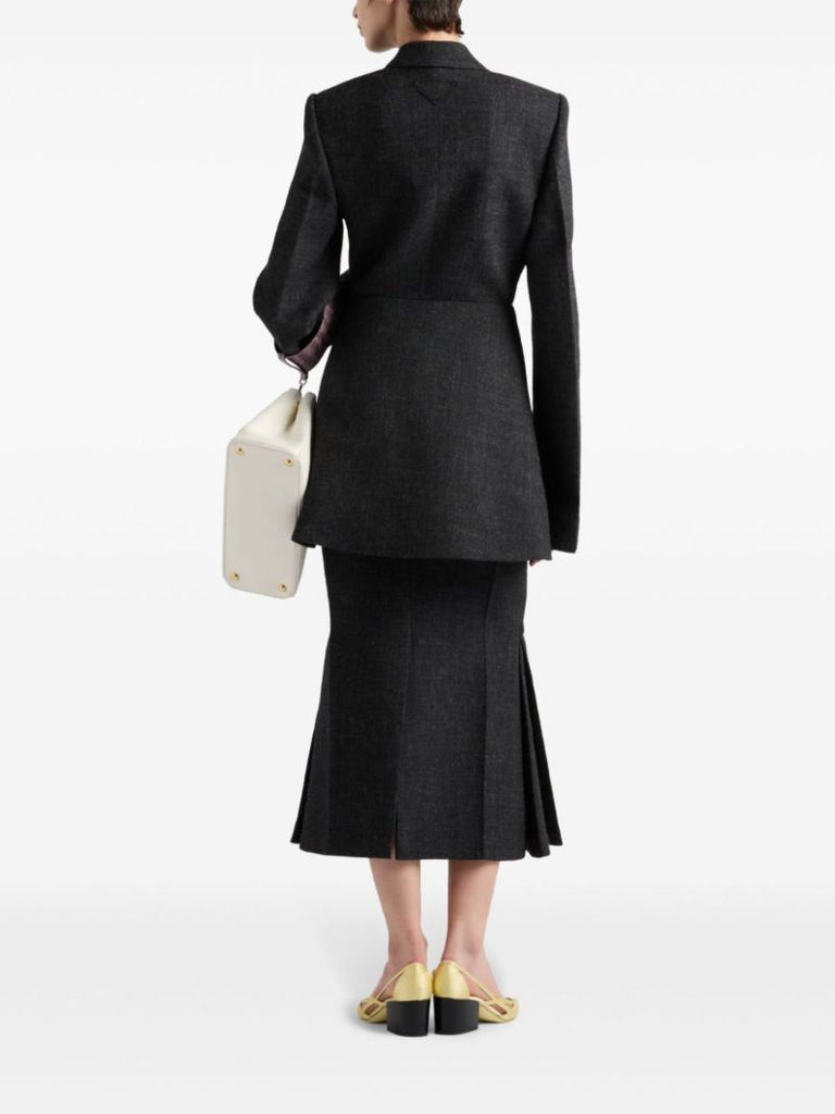 Double-breasted Wool Coat