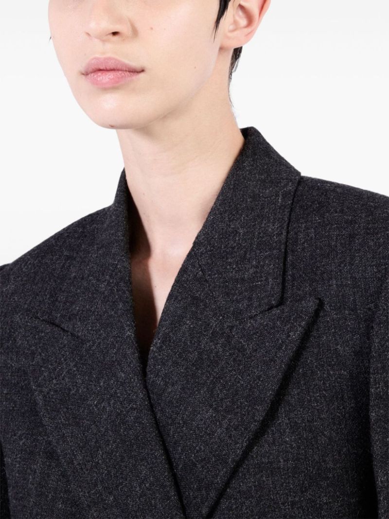 Double-breasted Wool Coat