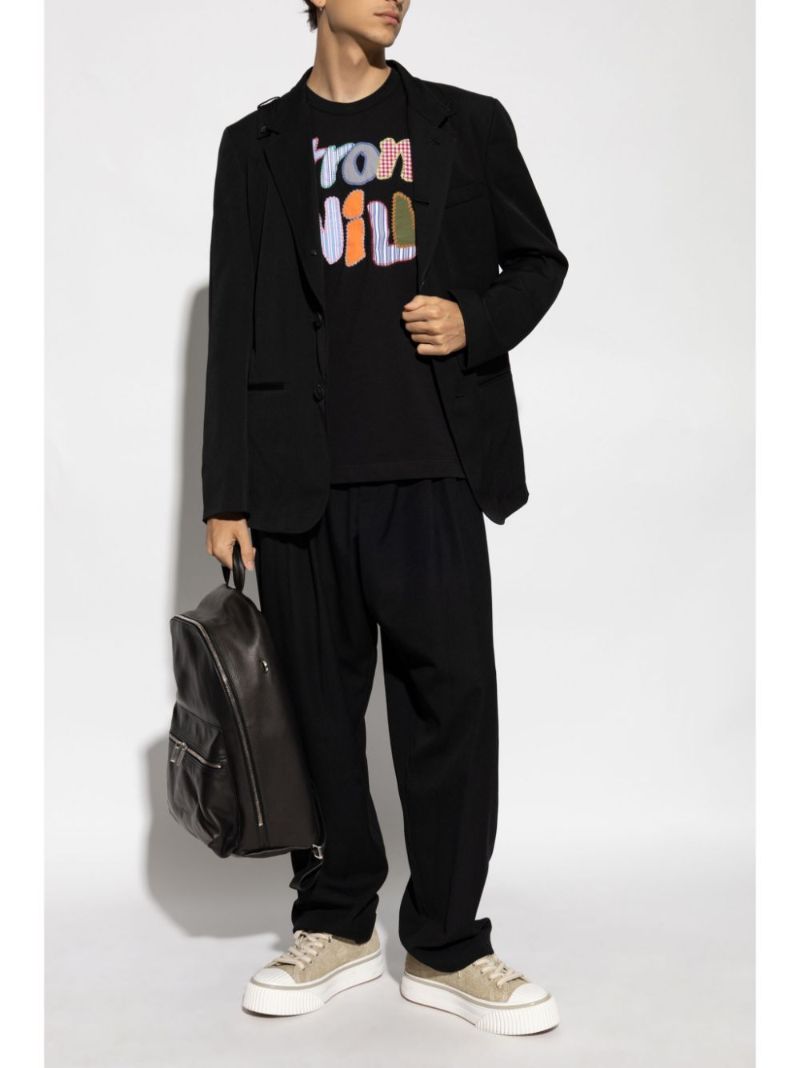 Patchwork Slogan T-shirt