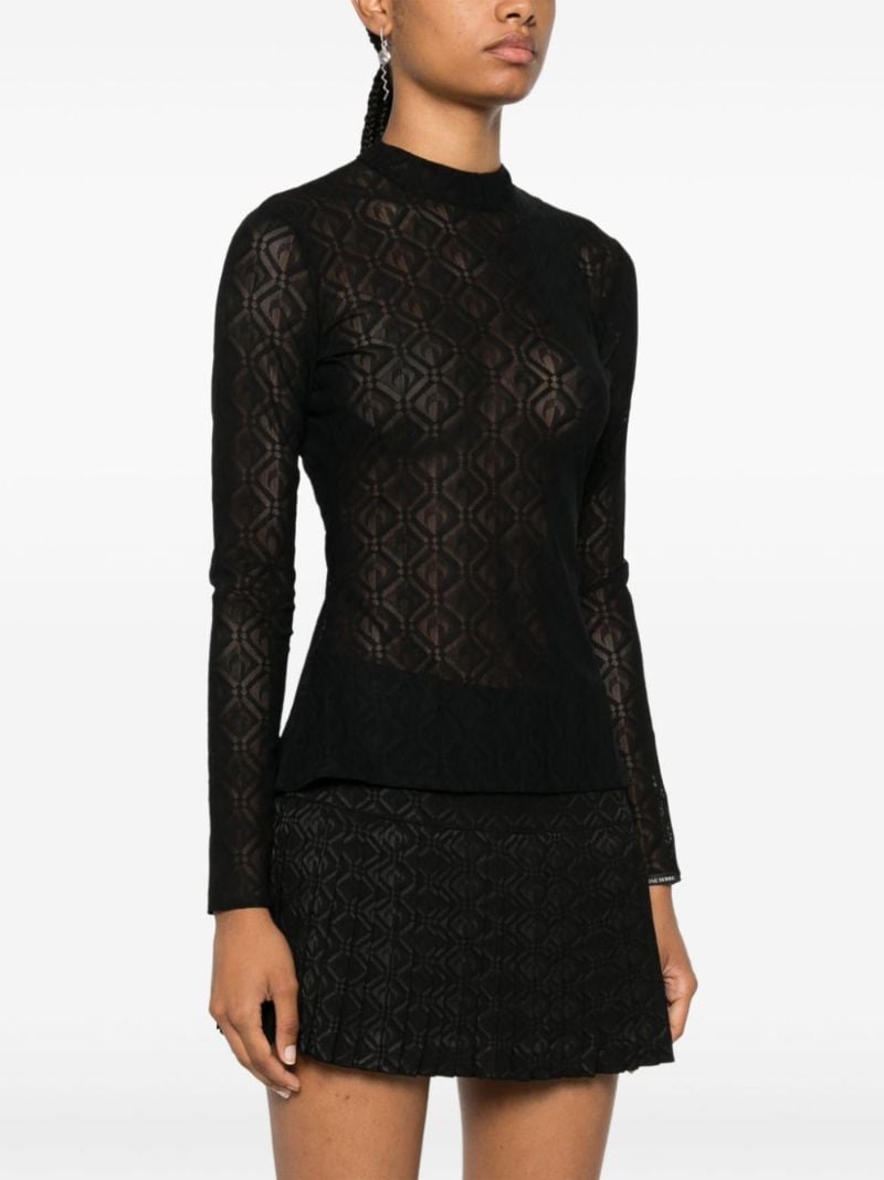 Black Moon Diamond Top