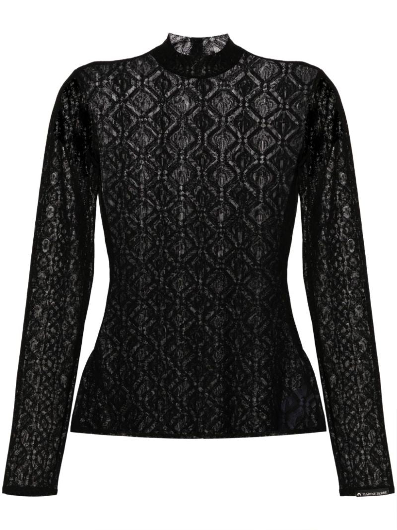 Black Moon Diamond Top