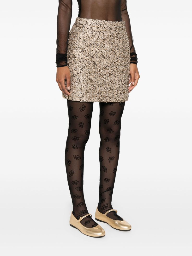 Glittery Mini Skirt