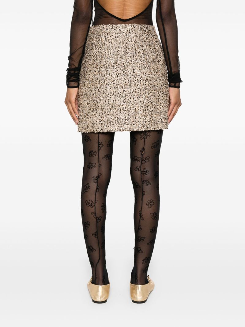 Glittery Mini Skirt