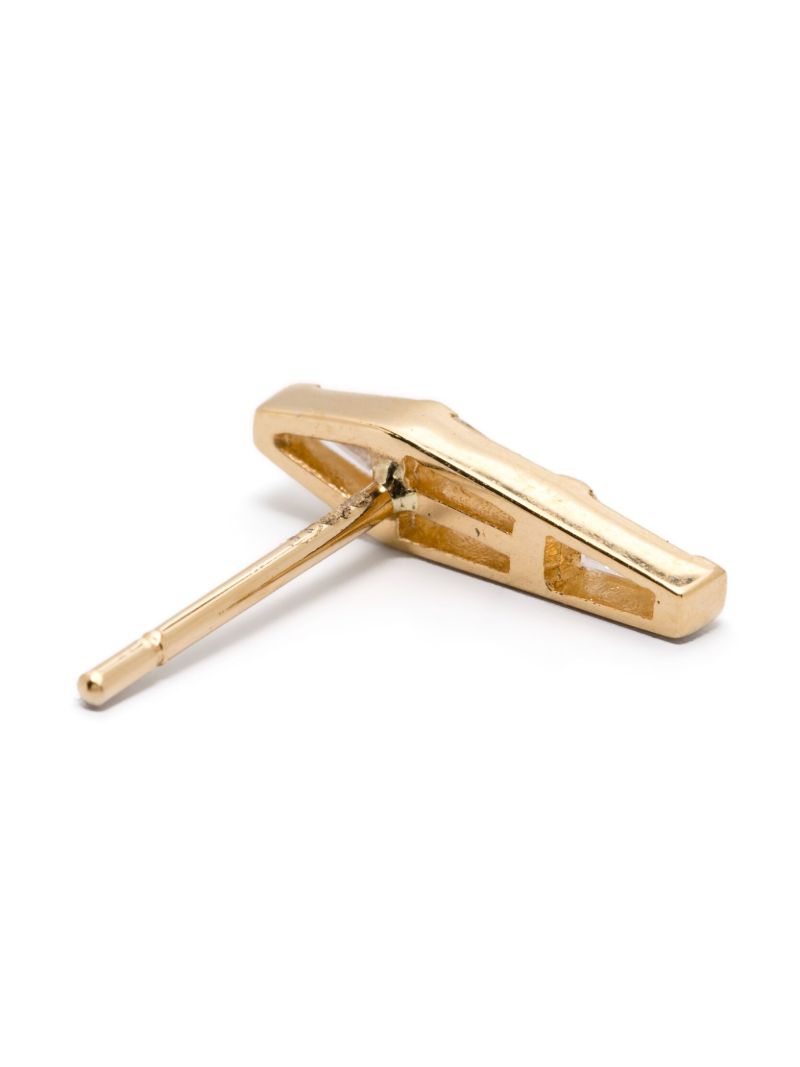 18k Yellow Gold Diamond Earrings