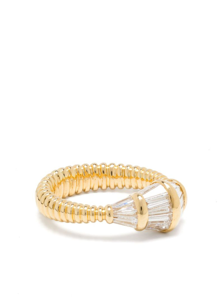 18k Yellow Gold Feelings Diamond Ring