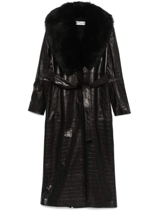 Leather Trench Coat