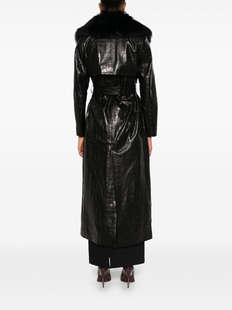 Leather Trench Coat